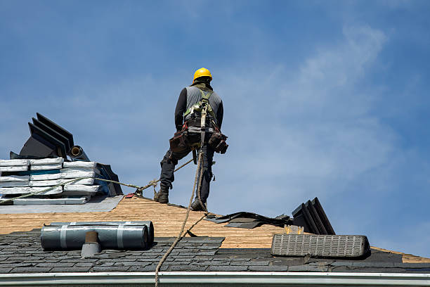 Professional Roofing technician working in Shartlesville, PA